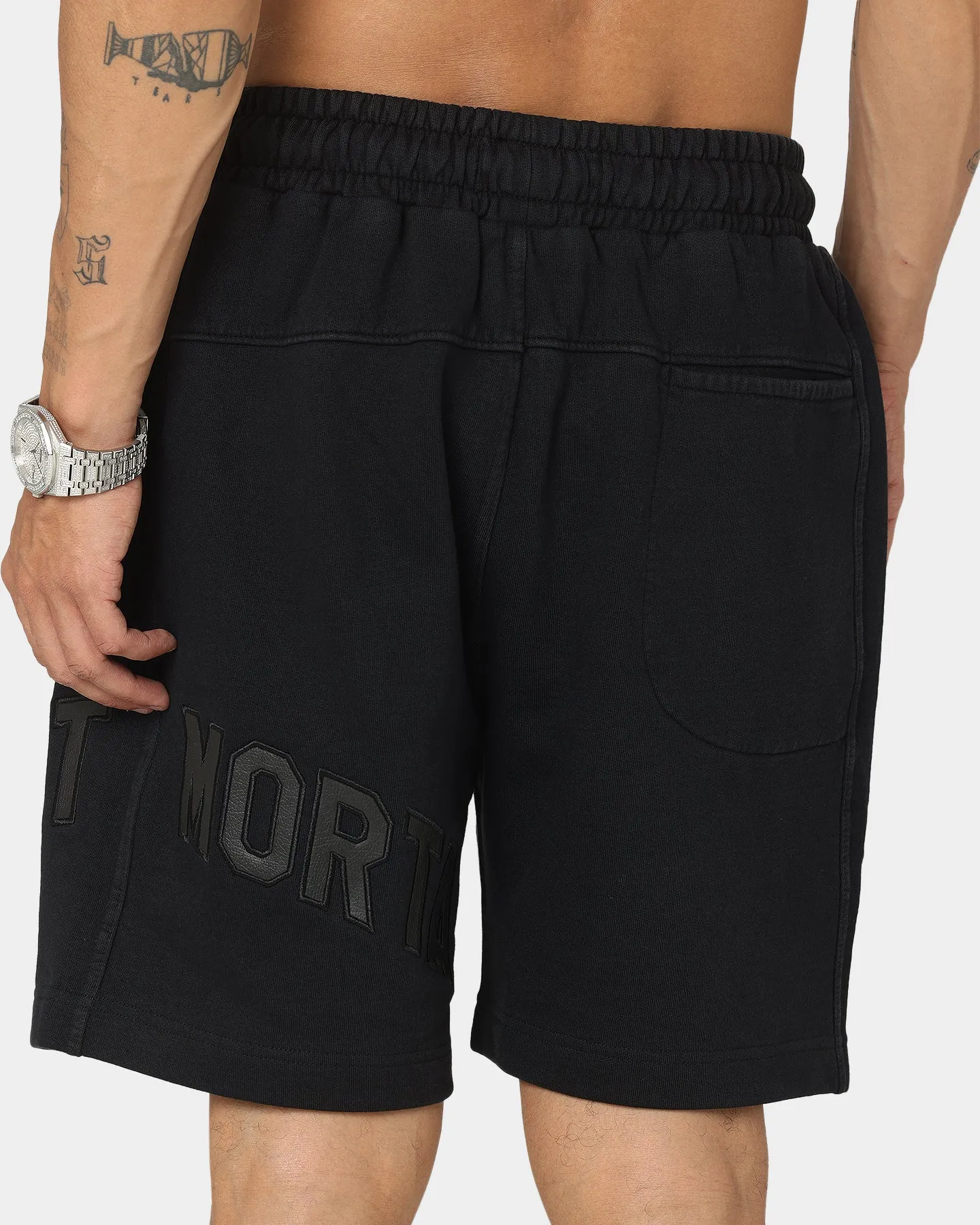 Saint Morta Kingdom Sweat Shorts Black