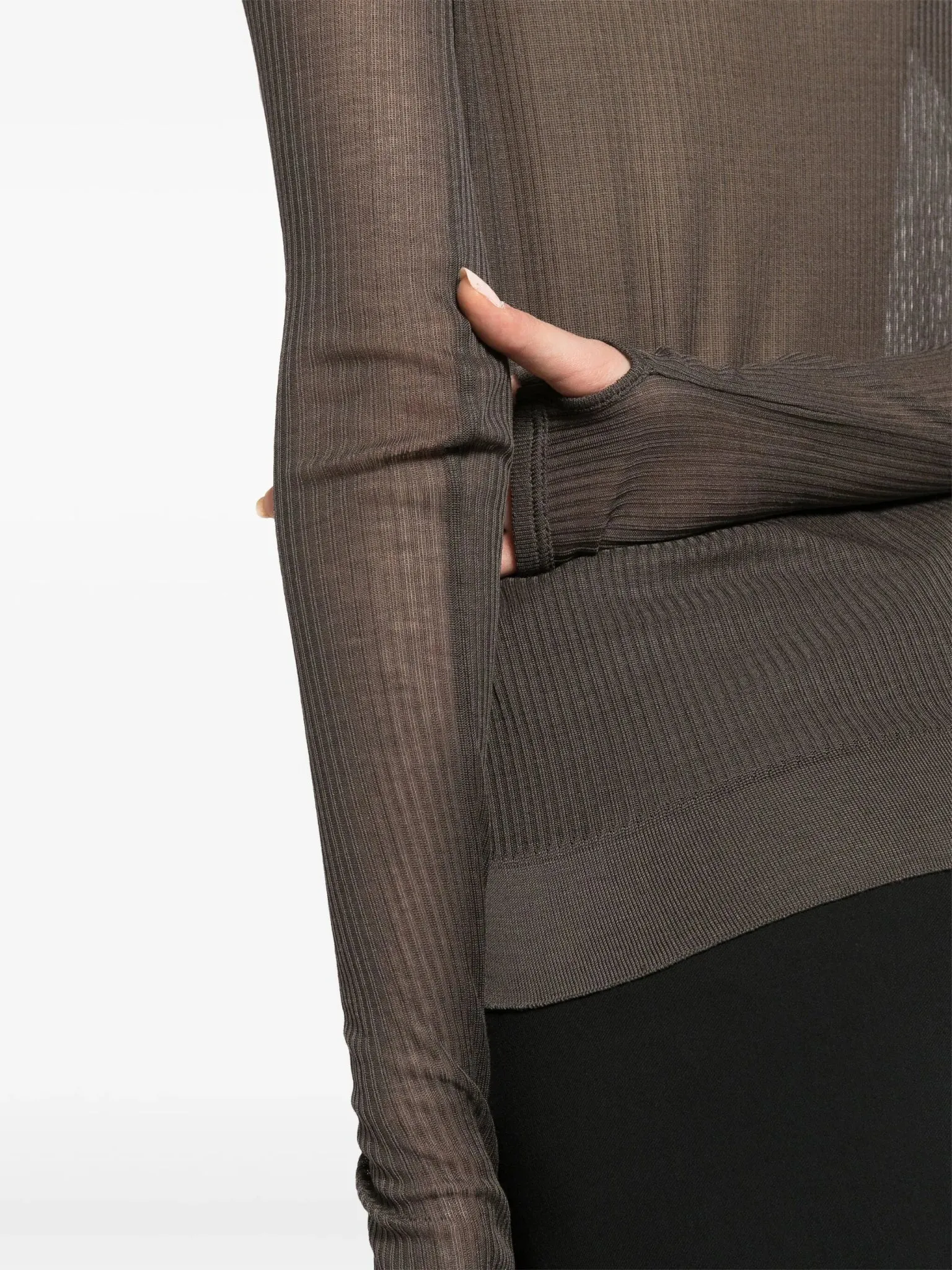 seamless knit top
