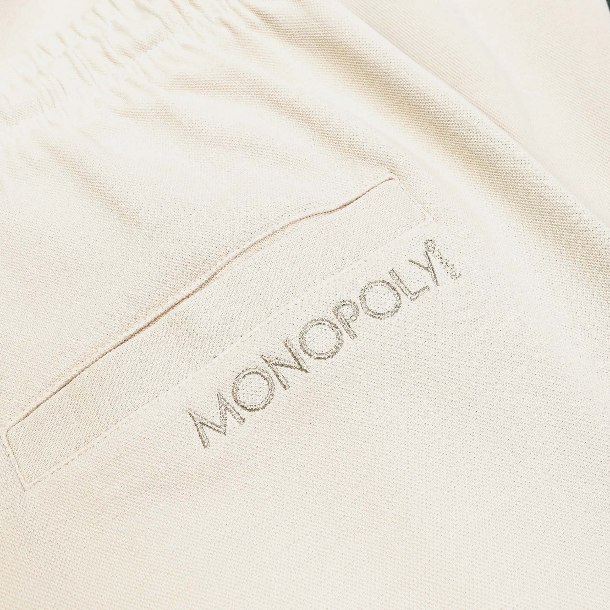 SP x Monopoly Crest Joggers Mens Pants (Cream/Green)