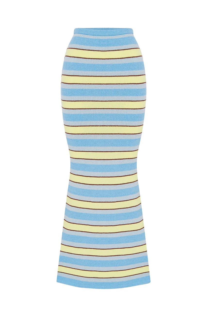 SYBIL MAXI SKIRT - BLUE MULTI