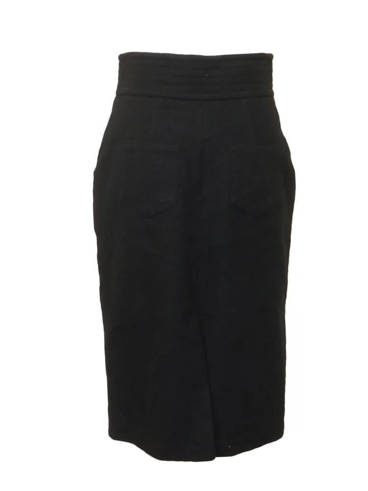 The Cue Wool Pencil Skirt