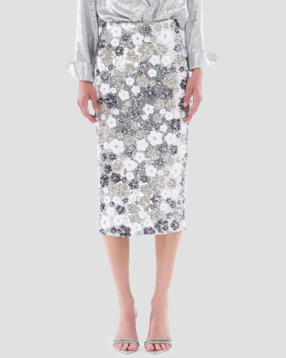 Winter Floral Garden Liza Skirt