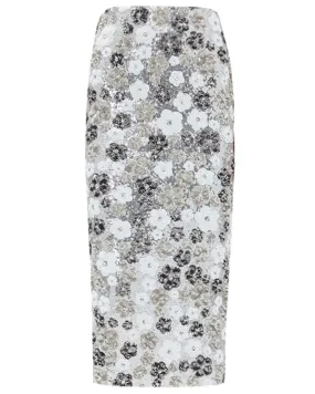 Winter Floral Garden Liza Skirt