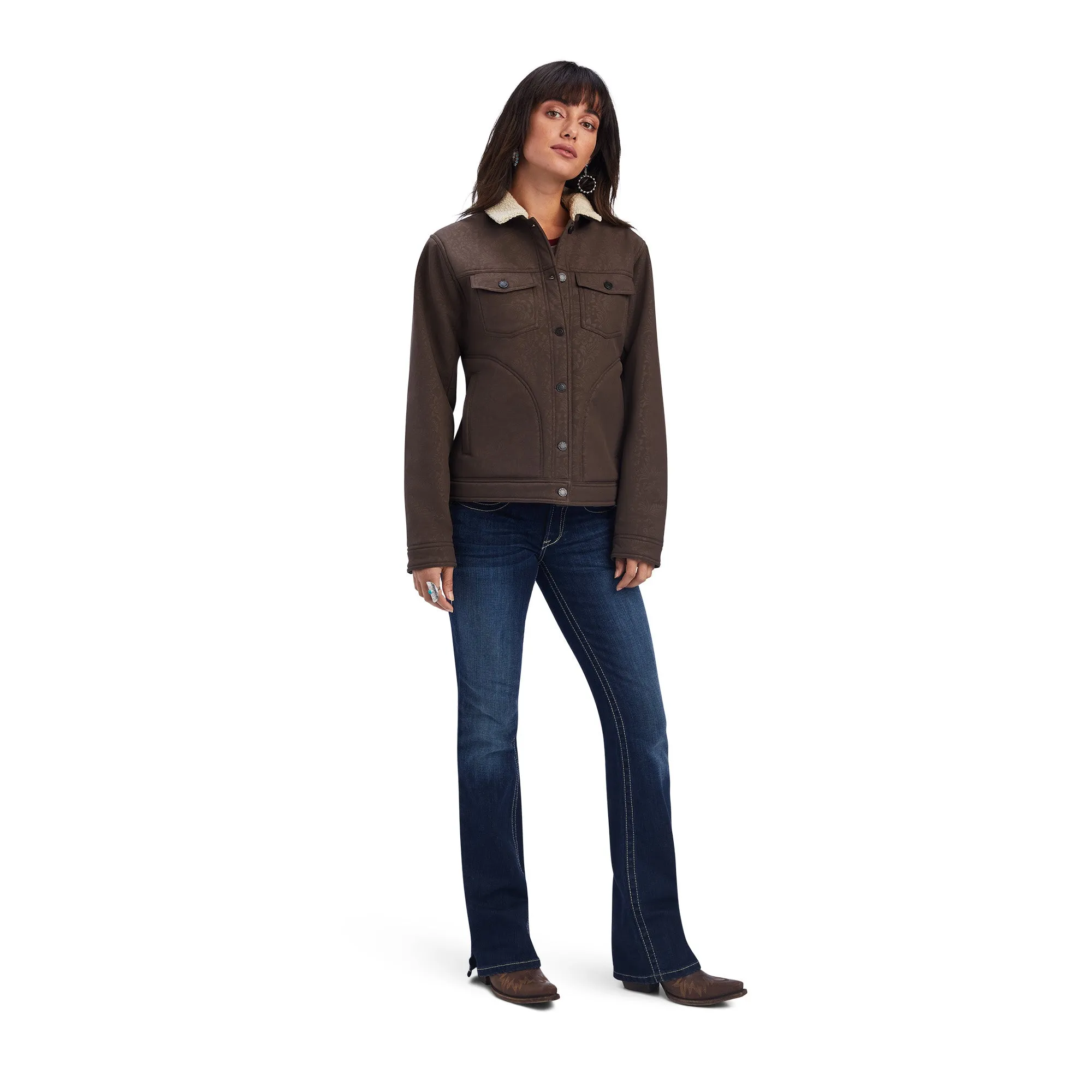 Women's Ariat Trucker Softshell Jacket #10042082X-C