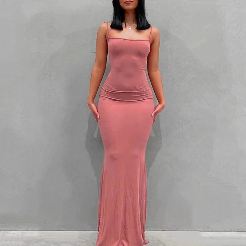 Y2k Sexy Bodycon Long Dress: Elegant Summer Evening Wear