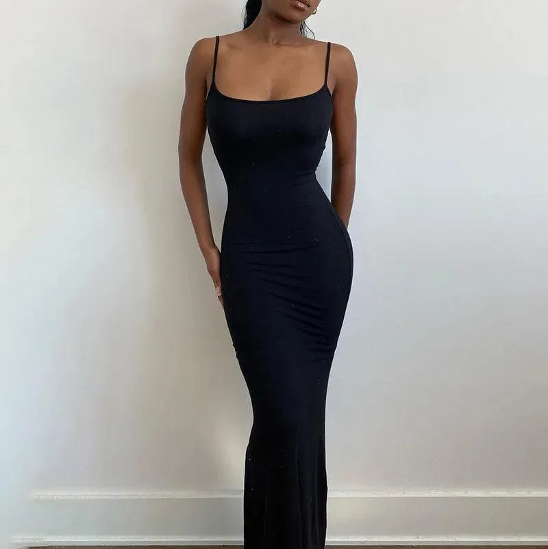 Y2k Sexy Bodycon Long Dress: Elegant Summer Evening Wear