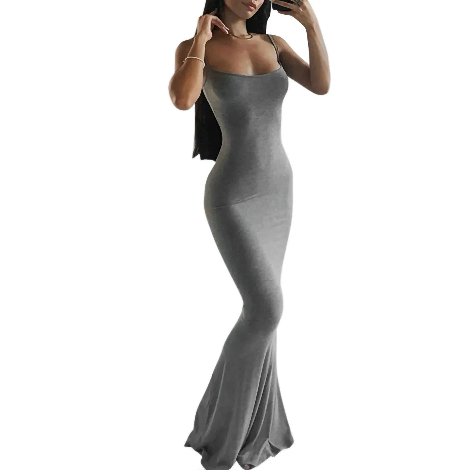 Y2k Sexy Bodycon Long Dress: Elegant Summer Evening Wear