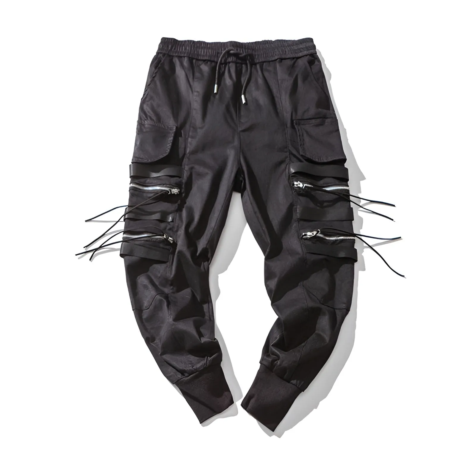 Zipper Pockets Techwear Joggers